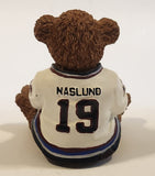 Elby Gifts NHL Power Play Captain Series Vancouver Canucks #19 Markus Naslund 3" Tall Resin Teddy Bear Figurine