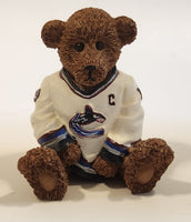 Elby Gifts NHL Power Play Captain Series Vancouver Canucks #19 Markus Naslund 3" Tall Resin Teddy Bear Figurine