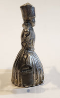 Vintage Milk Maid Carrying Pails 2 5/8" Tall Metal Figure