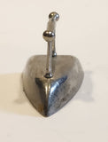 Vintage Miniature Dollhouse Sized 1 5/8" Long Metal Sad Iron