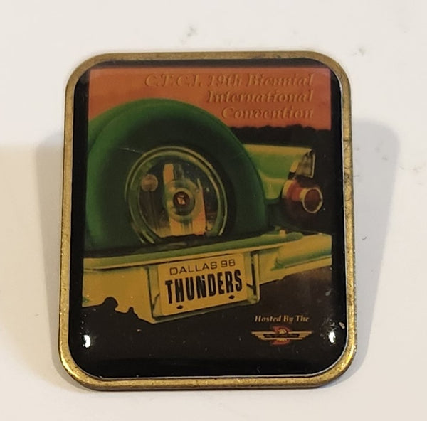 CTCI Classic Thunderbird Club International 19th Biennial International Convention Dallas 98 Thunders Metal Lapel Pin