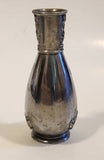 2003 Arthur Court Victorian Style Silver Look Heavy 4" Tall Bud Vase