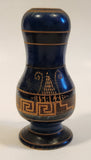 Vintage Greek Islands Wood Salt Shaker Single