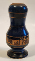 Vintage Greek Islands Wood Salt Shaker Single