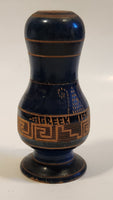 Vintage Greek Islands Wood Salt Shaker Single