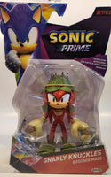 2023 Jakks Netflix Sonic Prime Gnarly Knuckles Boscage Maze 5" Toy Figure New in Package