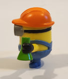 2019 McDonald's UCS Minions The Rise of Gru Construction Dave 2" Plastic Toy Figure