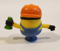 2019 McDonald's UCS Minions The Rise of Gru Construction Dave 2" Plastic Toy Figure