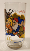 1980s McDonald's Walt Disney Productions Snow White And The Seven Dwarves 5 3/4" Tall Glass Cup
