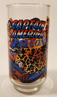 Vintage 1977 7-Eleven Marvel Comics Group Captain America And The Falcon 5 3/4" Tall Glass Cup