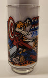 Vintage 1977 7-Eleven Marvel Comics Group Captain America And The Falcon 5 3/4" Tall Glass Cup