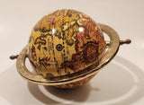 Old World Globe in Brass Metal Holder