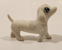 Crayola Scribble Scrubbie 3" Long White Weiner Dog Toy Figure