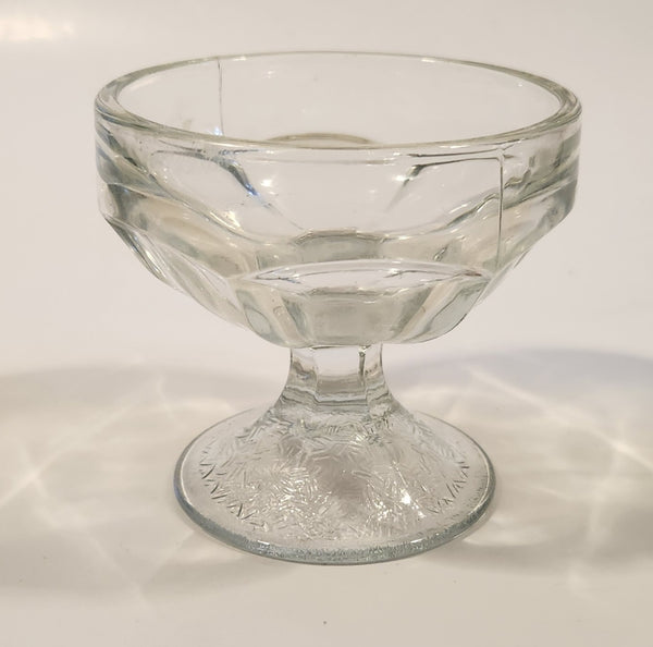 Vintage Clear Glass Sherbet Dish