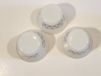 Vintage Dynaware 13 Pyrex White Milk Glass Custard Cups Set of 3