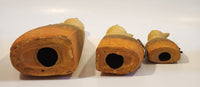 Cat Family of 3 Terracotta Figurines