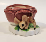 Vintage Baby Deer Fawn Bambi Like 4 3/4 Wide Porcelain Planter Made in Japan