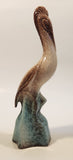 Crowned Crane Bird 10" Tall Ceramic Figurine