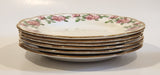 Salisbury Bone China Victoria Rose 7 3/4" Salad Plates Set of 6