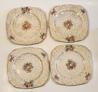 H & K Tunstall Hollinshead & Kirkham 6 1/4" Bread & Butter Plate Set of 4