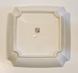 Vintage OMC Otagiri Peacock and Bamboo Gold Trim 8 1/8" Square Plate Dish Made in Japan