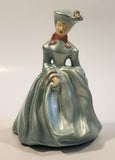 Rare Vintage MCM Devonware Victorian Woman 5 3/4" Chalkware Figurine