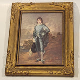 Thomas Gainsborough (1770) The Blue Boy Art Print Painting in Ornate Frame