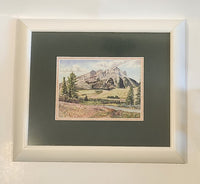 J. H. Blair (Jim) Mountain Landscape Art Print Painting Alberta Canada Artist