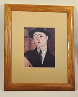 1916 Paul Guillaume Art Painting Portrait By Amedeo Modigliani