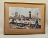 Big Ben and Houses of Parliament Art Painting Print By Henry Moss