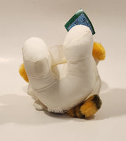 1990 McDonald's M-B Sales Paws Garfield Angel 7" Tall Toy Plush Stuffed Character with Tag