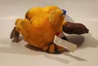 Rare 1978 1981 Fun Farm Paws Garfield Baseball Player with Glove and Hat 9" Tall Toy Plush Stuffed Character with Tag