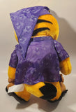 Play By Play Paws Garfield Wearing Purple Pooky Bear Pajamas Large 16" Tall Toy Plush Stuffed Character with Tag