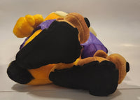 Play By Play Paws Garfield Wearing Purple Pooky Bear Pajamas Large 16" Tall Toy Plush Stuffed Character with Tag