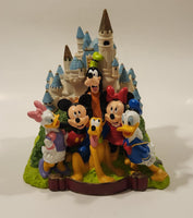 2001 Disney Disneyland Characters in Front of Castle 7 1/2" Tall PVC Coin Bank