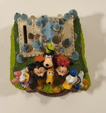 2001 Disney Disneyland Characters in Front of Castle 7 1/2" Tall PVC Coin Bank