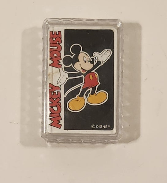 Disney's Mickey Mouse Miniature Deck of Playing Cards in Plastic Case