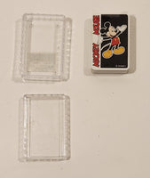 Disney's Mickey Mouse Miniature Deck of Playing Cards in Plastic Case