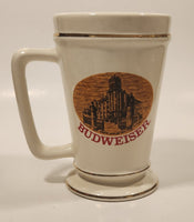 Vintage 1968 Anheuser-Busch Budweiser Beer Brew House 1897 5 5/8" Tall Ceramic Stein Mug Made in USA