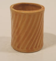 Vintage Brown Twist Ceramic Toothpick Holder Made in Japan