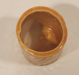 Vintage Brown Twist Ceramic Toothpick Holder Made in Japan