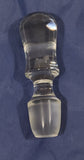 Heavy Clear Glass Bottle Stopper