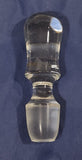 Heavy Clear Glass Bottle Stopper