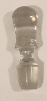 Heavy Clear Glass Bottle Stopper