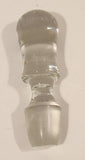 Heavy Clear Glass Bottle Stopper