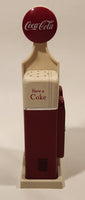 1993 The Coca Cola Company Drink Coca Cola Have A Coke Soda Pop Vending Machine Salt and Paper Shaker Set with Holder