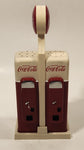 1993 The Coca Cola Company Drink Coca Cola Have A Coke Soda Pop Vending Machine Salt and Paper Shaker Set with Holder