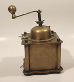 Vintage Magus Extra Brass Metal Coffee Grinder Mill with Wood Drawer