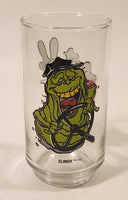 1989 Columbia Pictures Ghostbusters II Slimer Driving Bus 5" Tall Glass Cup