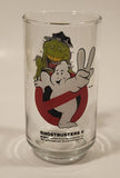 1989 Columbia Pictures Ghostbusters II Slimer Driving Bus 5" Tall Glass Cup